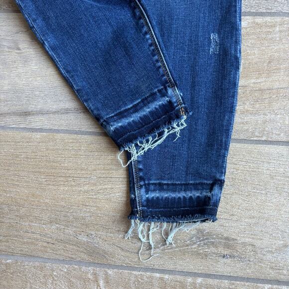 Spanx Jeans Women's Size Small Distressed Pull On Skinny Ankle Denim 20203R - Picture 11 of 16
